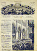 Original Old Antique Print Hyacinthe Notre Dame Paris France French 1868 19th