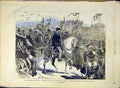 Original Old Antique Print Historic Fete Henry Rouen Cauchoise 1880 France 19th
