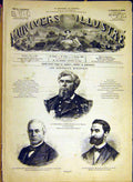 Old Antique Print Portrait Cloue Saint-Hilaire Sadi-Carnot Minister 1880 19th