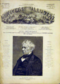 Original Old Antique Print Portrait Dufaure Senator French 1881 19th