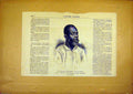Original Old Antique Print Portrait Marabout Bou-Amena Oran Algeria 1881 19th