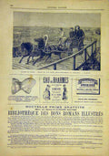 Original Old Antique Print Russia Saint-Petersburg Arkhangel French 1881 19th