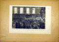 Original Old Antique Print London American Citizens Presdient Garfield 1881