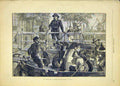 Original Old Antique Print Canal Holland Boat French 1881 Dutch 19th