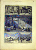 Original Old Antique Print Theatre Ambigu Scenes Busnach Petit Jacques 1881 19th