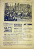 Original Old Antique Print Stockholm Prince Princess Sweden French 1881 19th