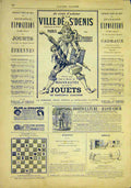 Old Antique Print Advert Saint-Denis Paris Gifts Presents Exhibition 1881 19th