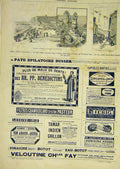 Original Old Antique Print Ostende Beach Falaise Normandy French 1891 Victorian