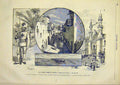 Original Old Antique Print Sahara Africa Army Troops Uniform French 1891 19th