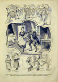 Original Old Antique Print Theatre Liorat Busnach Varney French 1891 Victorian