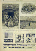 Old Antique Print Niger Binger Loukary King Boudoukou Advert French 1891 19th