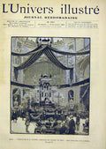 Original Old Antique Print Paris Funeral Alphand French 1891 France Victorian