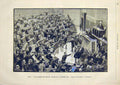 Original Old Antique Print Paris Deputy Office Meeting Destez French 1891 19th