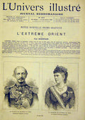 Original Old Antique Print Portrait Marquis Dufferin D'Ava French 1891 Victorian