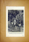 Original Old Antique Print Dahomey Native D'Etrennes Meaulle French 1891 19th