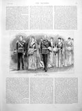 Old Hm Princess Louise Signing Wedding Register Procession Bride 1891 Victorian