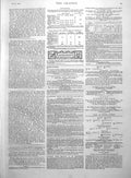 Antique Old Print Exterior New Law Courts Interior Birmingham Great Hall 1891