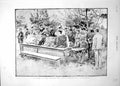 Old Print A Bisley Colonies Ladies Bermuda Association Firing Seated 1891 19th