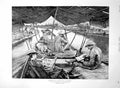Antique Print Houseboat Life In Kashmir Heading Sumbul On Thelum River 1891