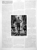 Old Print Hampton Court Grounds Sunday Relaxing R Churchill S Africa 1891 19th