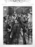 Antique Old Print Sketches Life Character City Lunch Hour Lockhart Bogle 1891