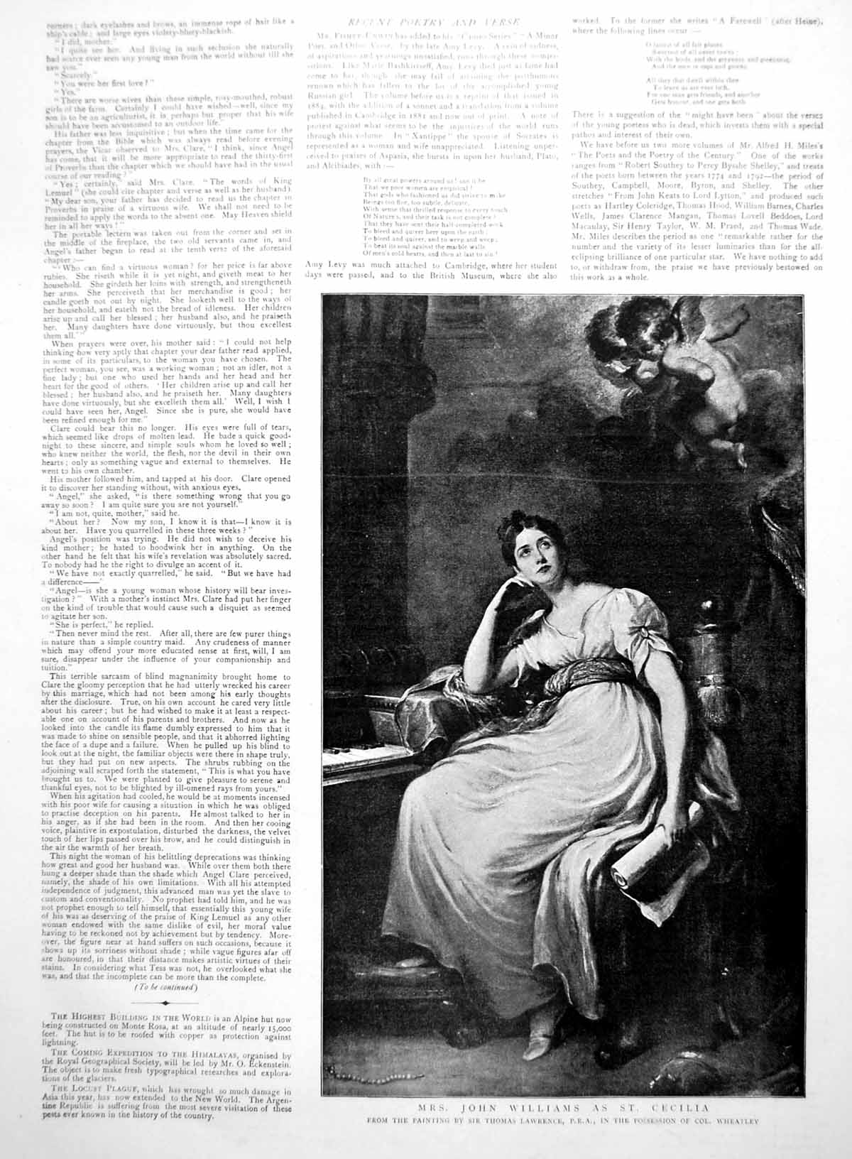 Old Mrs John Williams St Cecilia Signor U Peruzzi Prince Damrong 1891 Victorian