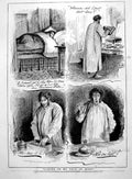 Antique Old Print Tale Woe Man Awake Night Looking For Beechams Pills 1891 19th