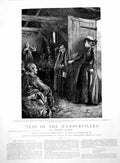 Old Print Thomas Hardy'S Tess D'Urbervilles Preacher Group Assembled 1891 19th
