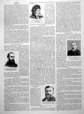 Antique Old Print Wrecks Hastings St. Leonards Austrian Crown Princess 1891