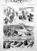 Old Print The Channel Squadron At Portland A Sham Fight Lady Caterer 1891 19th