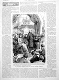 Antique Old Print Accident Hms Crocodile R Churchill S Africa Gladstone 1891