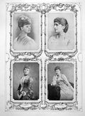 Old Antique Print Lady Brooke Jane Seymour Combe Duchess Sutherland 1891 19th