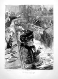 Antique Old Print Great Jewel Case Charles Russell Mrs Osborne Sp Hall 1891