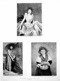 Old Print Pictures Lady Coleridge Christ And Magdalene Sweet Beggar 1891 19th