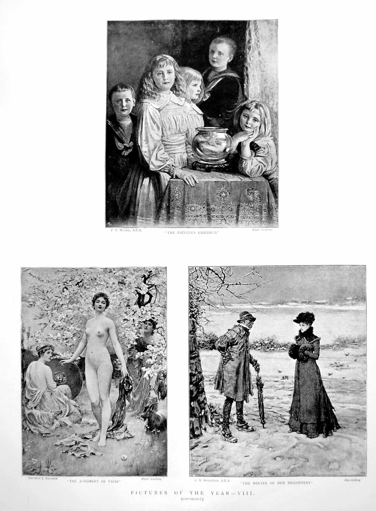Antique Print Henley Royal Regatta Arthur Hopkins Boats Punting Tents 1891 19th