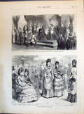 Old 1871 Opening St. Thomas'S Hospital Queen Knighting Hicks Treasure Victorian