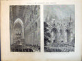 Old 1871 Peterborough Choral Association Cathedral Procession Chorist Victorian