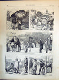 Old 1871 Agricultural Meeting Wolverhampton Hopton Traction Engines C Victorian