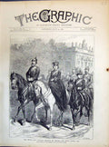 Old 1871 Prince Princess Imperial Prussia Uniform Black Body Guards R Victorian