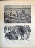 Old 1871 Ancient Urn Timpendean Muir Roxburghshire Connemara Galway M Victorian