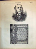 Old Antique Print 1871 Smith Bible Sunday School Children Princess Louise 19th