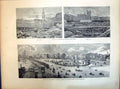 Old 1871 Thames Embankment Whitehall Law Courts Strand London Buildin Victorian