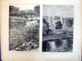 Old 1871 Inverary Castle River Aray Ye Fyshynge Feaste Plymouth Fishi Victorian