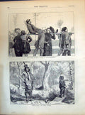 Old Print 1871 Injured Sier Home Boulogne-Sur-Mer Great Hawk Small Mormo 19th