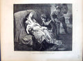 Old Damaged 1871 Shipwrecked Fisherman Rescue Family Madame Jerichau Victorian