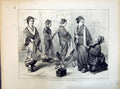 Old Antique Print 1871 Beautiful Japanese Ladies Toilette Japan Dresses 19th