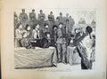 Antique Print 1871 Courts Martial Versailles Scene Petroleuses Under Trial 19th