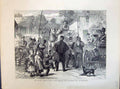 Old 1871 Autumn Campaign War'S Alarms Hoisting Field Telegraph Wire B Victorian