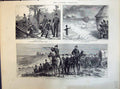Old 1871 Autumn Campaign Horse Artillery Fusiliers Hope Grant General Victorian