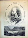 Old 1871 John Gilbert Society Painters Mont Cenis Tunnel Pavilion Bar Victorian